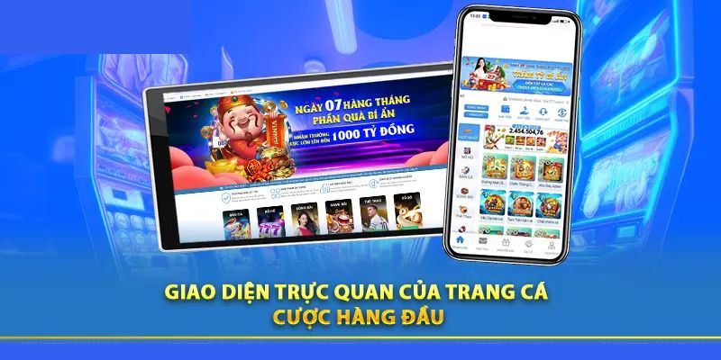 Giao diện Website sống động, bắt mắt